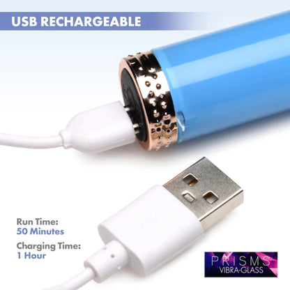 Prisms - Vibra-Glass 10X Mini Vibe - Bleu