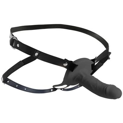 Size Matters - 2'' Vibrating Realistic Penis Sheath Remote - Noir