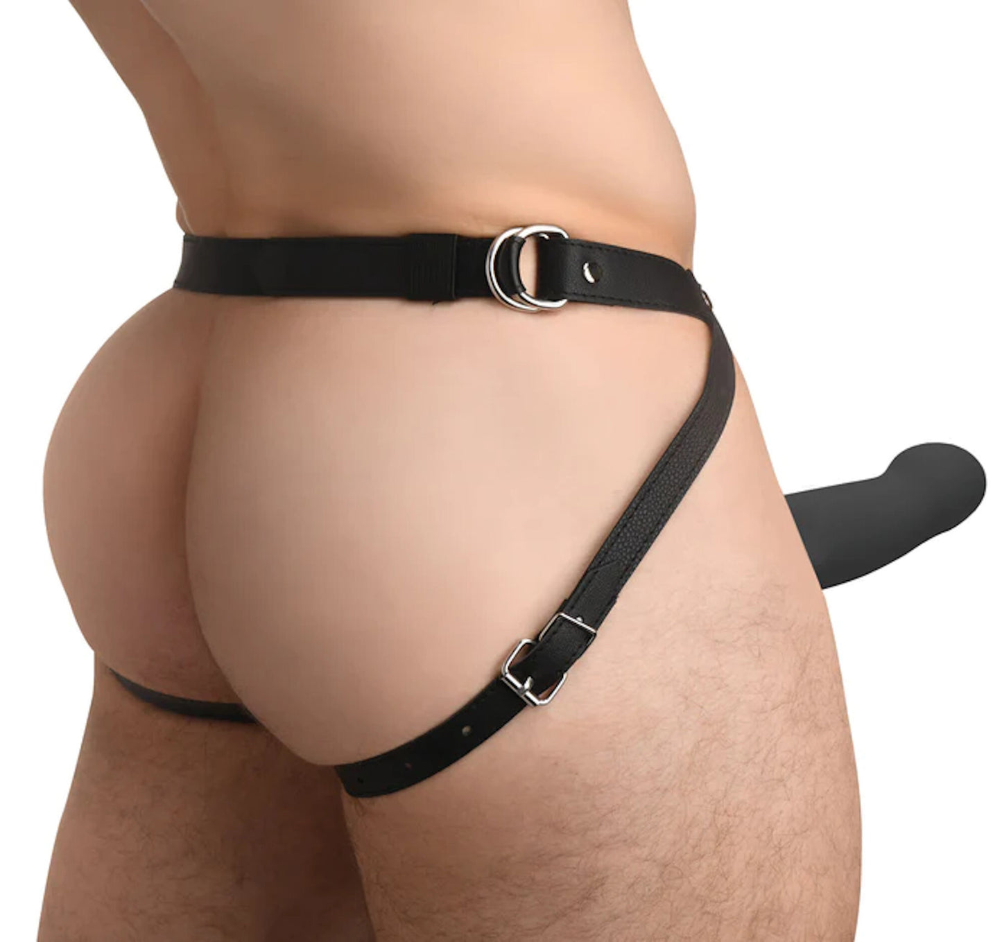 Size Matters - 2'' Vibrating Smooth Penis Sheath Remote - Noir
