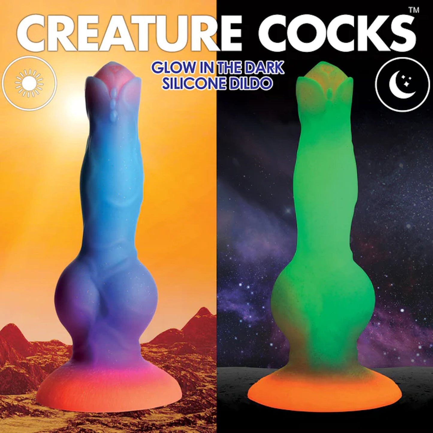 Creature Cock - Space Cock Glow in the Dark