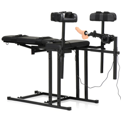 Master Series - Ultimate Obedience Chair w/Sex Machine