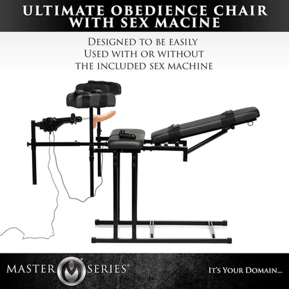 Master Series - Ultimate Obedience Chair w/Sex Machine