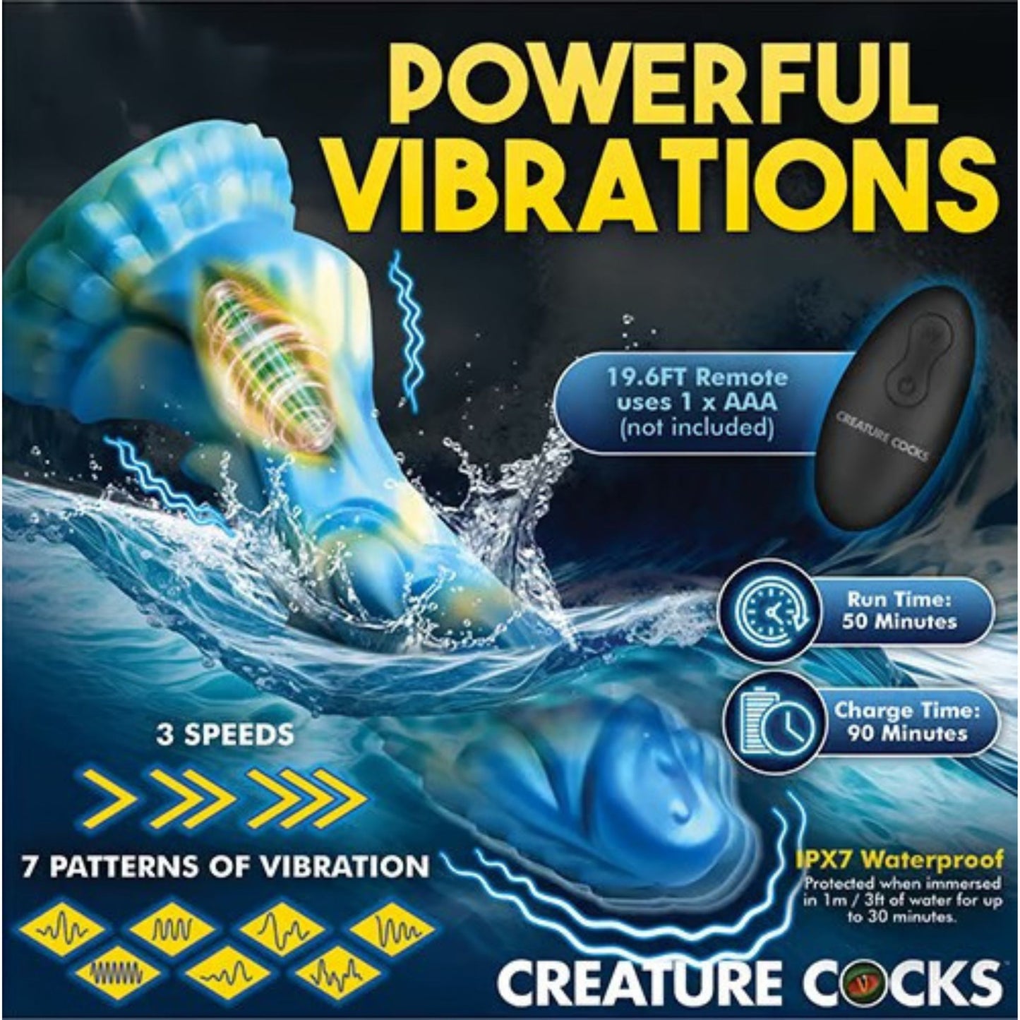 Creature Cock - Sea Stallion Vibrating Dildo
