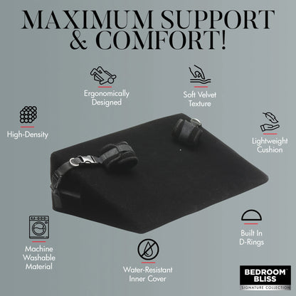 Bedroom Bliss - SM Bondage Cushion Set - Noir