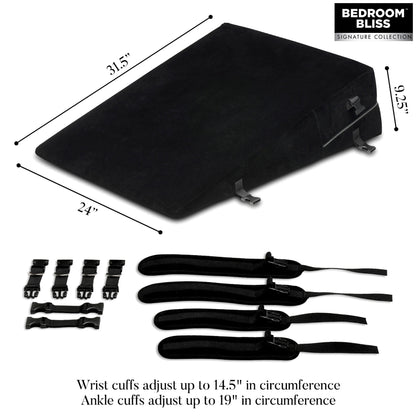 Bedroom Bliss - XL Bondage Cushion Set - Noir