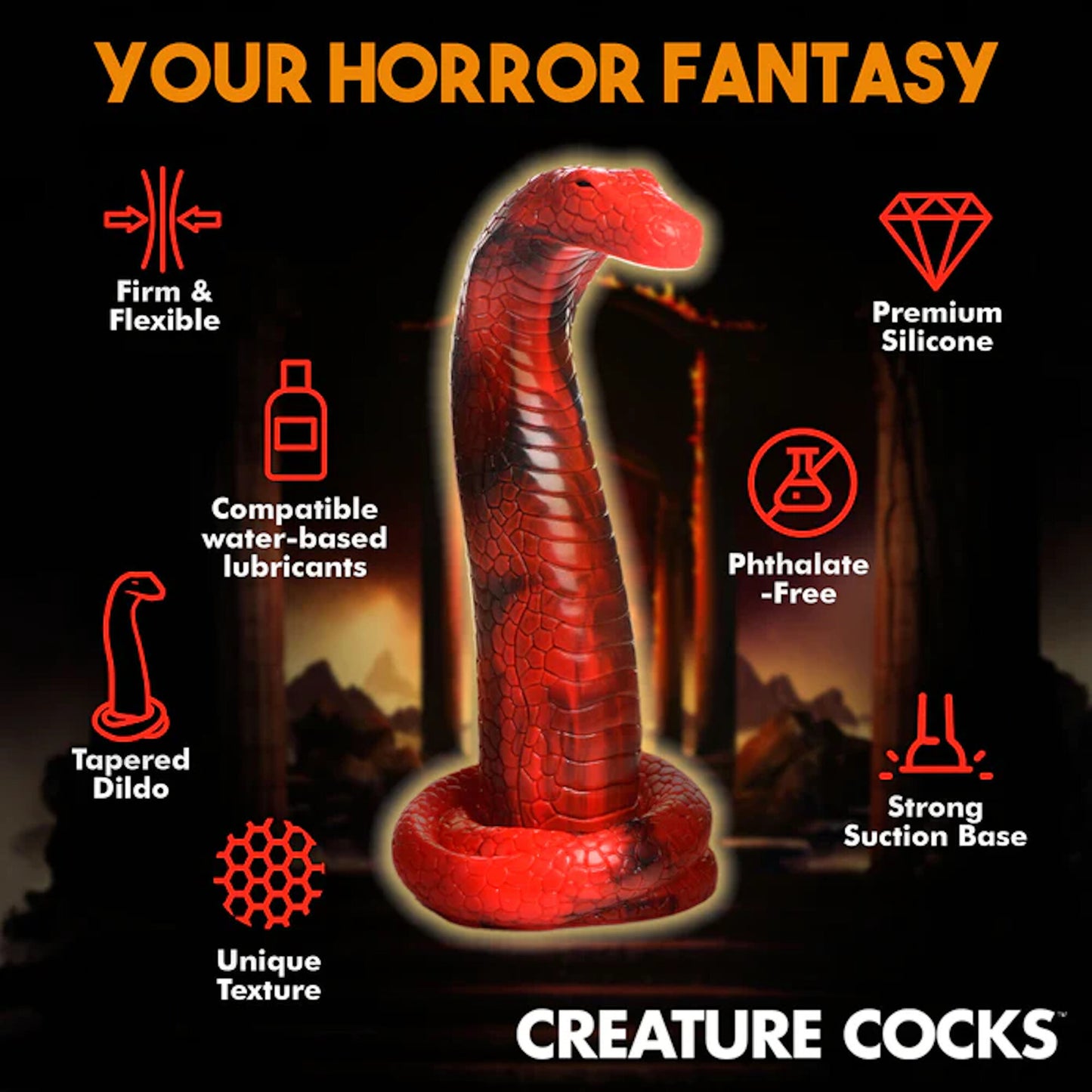 Creature Cock - King Cobra Cock