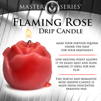 Master Series - Flaming Rose Drip Candle