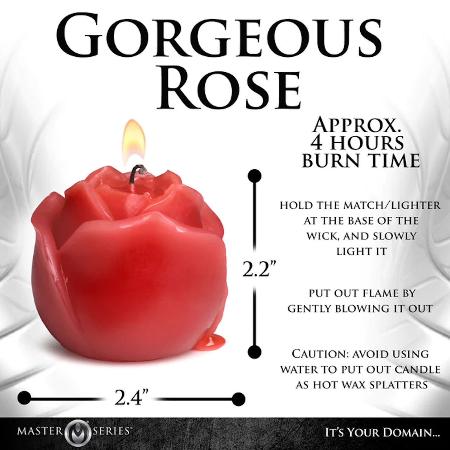 Master Series - Flaming Rose Drip Candle