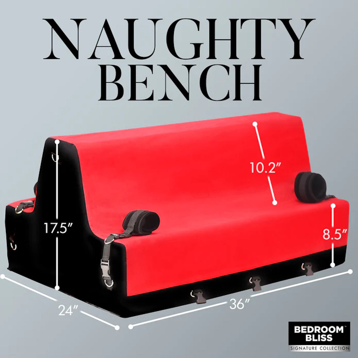 Bedroom Bliss - Lover's Bondage Bench - Rouge