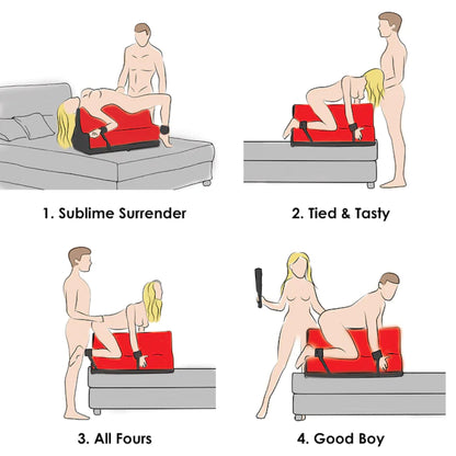 Bedroom Bliss - Lover's Bondage Bench - Rouge