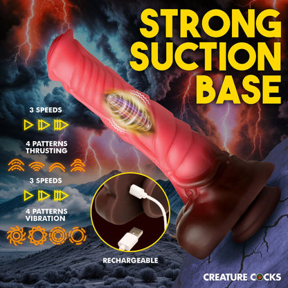 Creature Cock - Deluxe Centaur Thrusting & Vibrating Dildo
