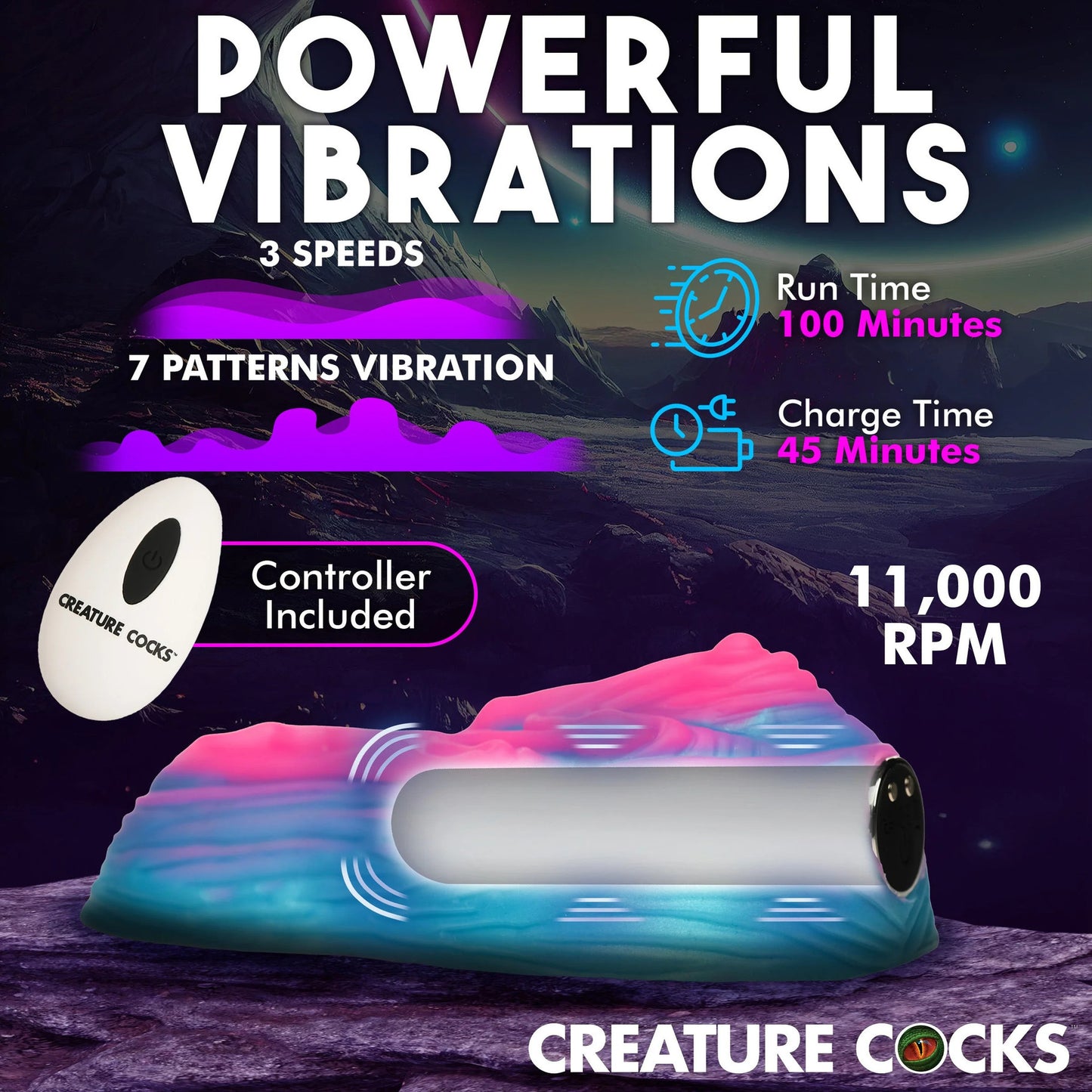 Creature Cock - Vulvaron Vibrating Grinder