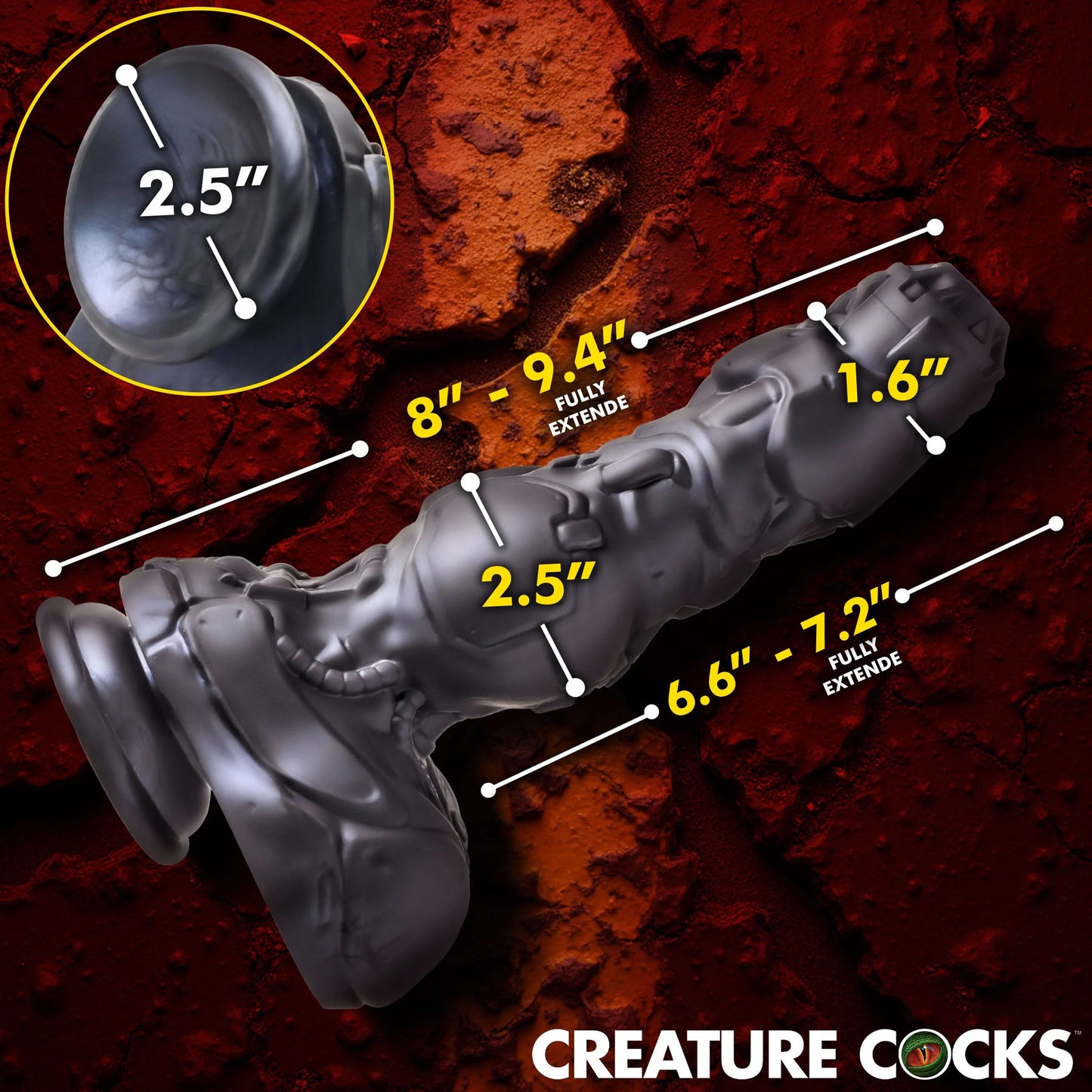 Creature Cock - Cyborg Cock Thrusting & Vibrating Dildo