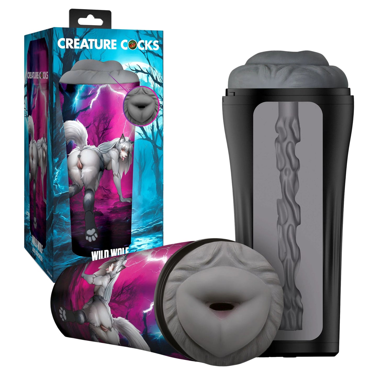 Creature Cock - Wild Wolf Ass Stroker