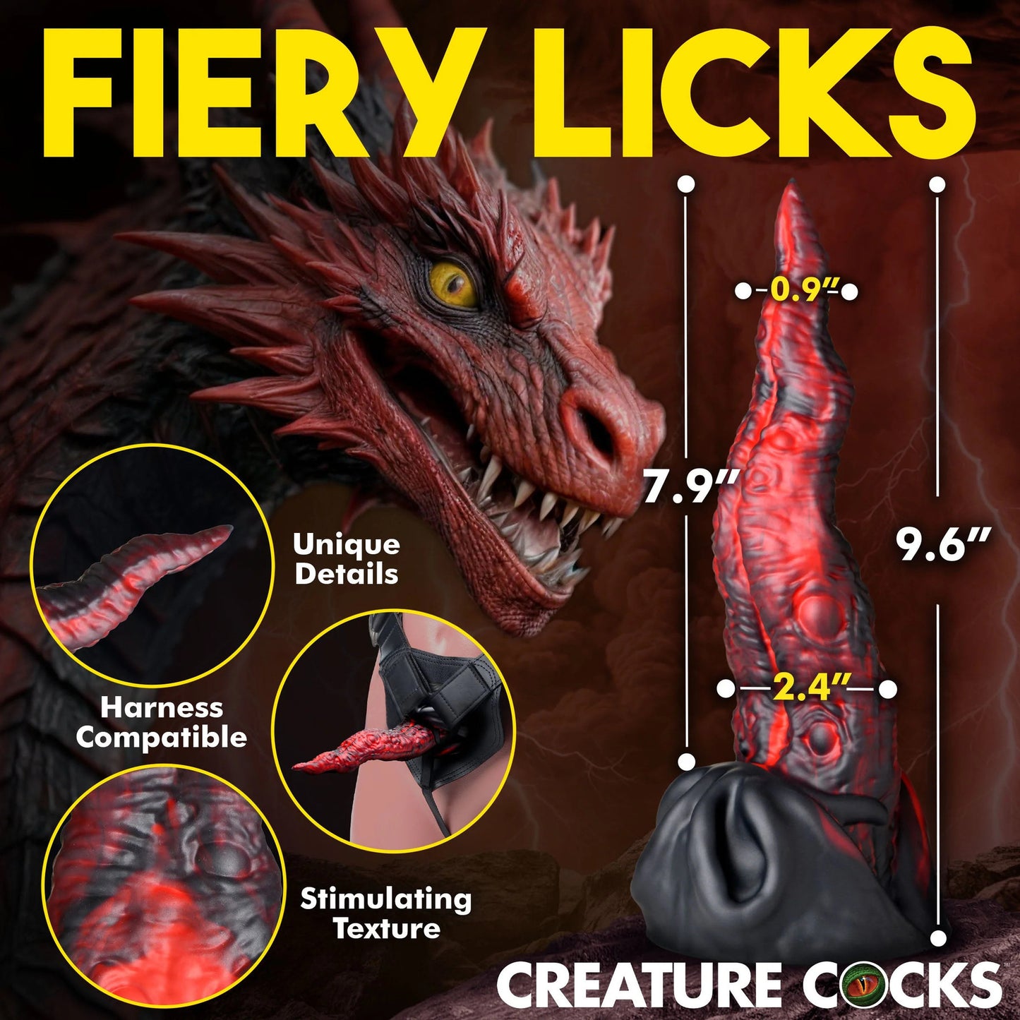 Creature Cock - Dragon Tongue Dildo