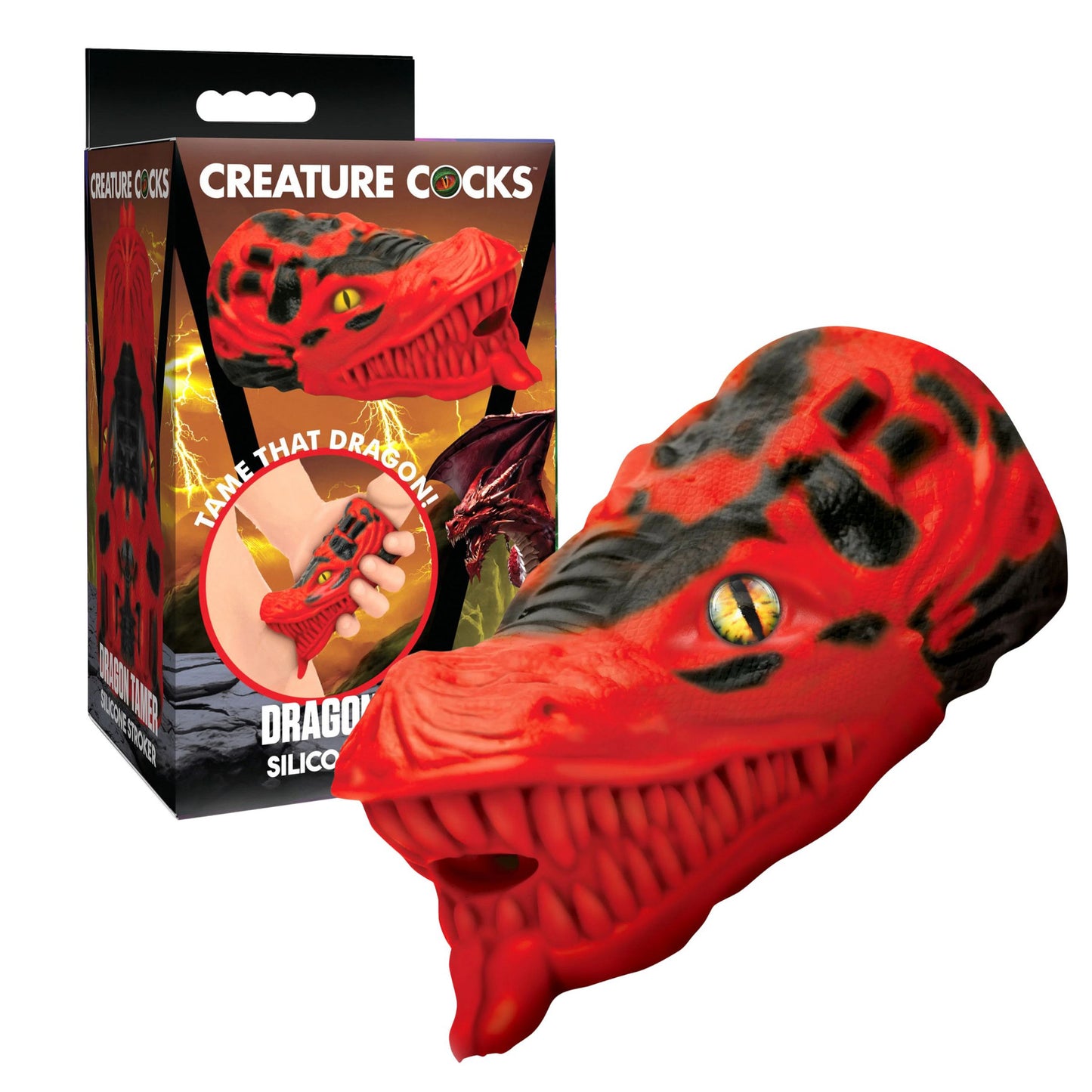 Creature Cock - Dragon Tamer Silicone Stroker - Rouge