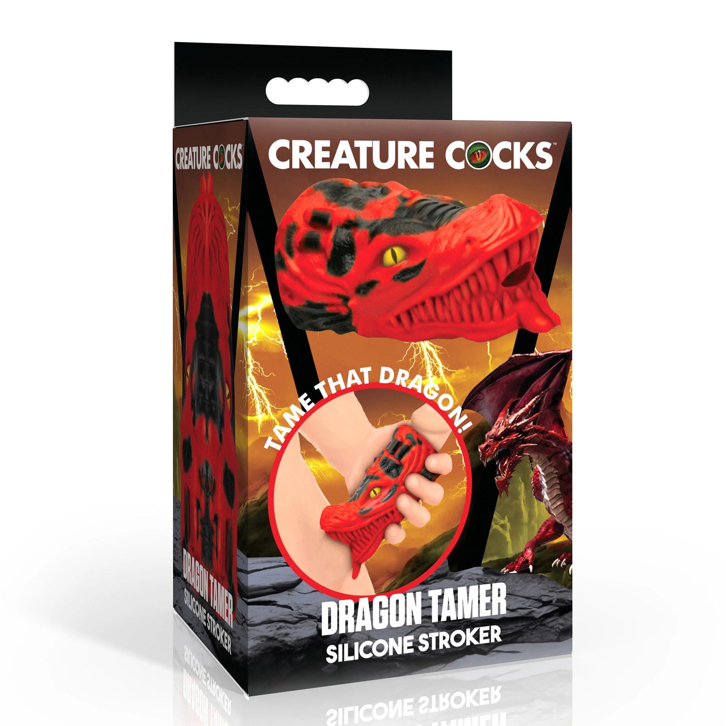 Creature Cock - Dragon Tamer Silicone Stroker - Rouge