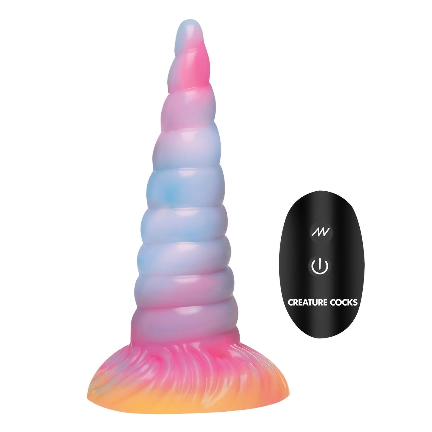 Creature Cock - Unicorn Glow-In-The-Dark Vibrating Dildo