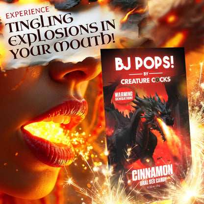 Creature Cock - BJ Pops! Warming Oral Sex Candy - Cinnamon