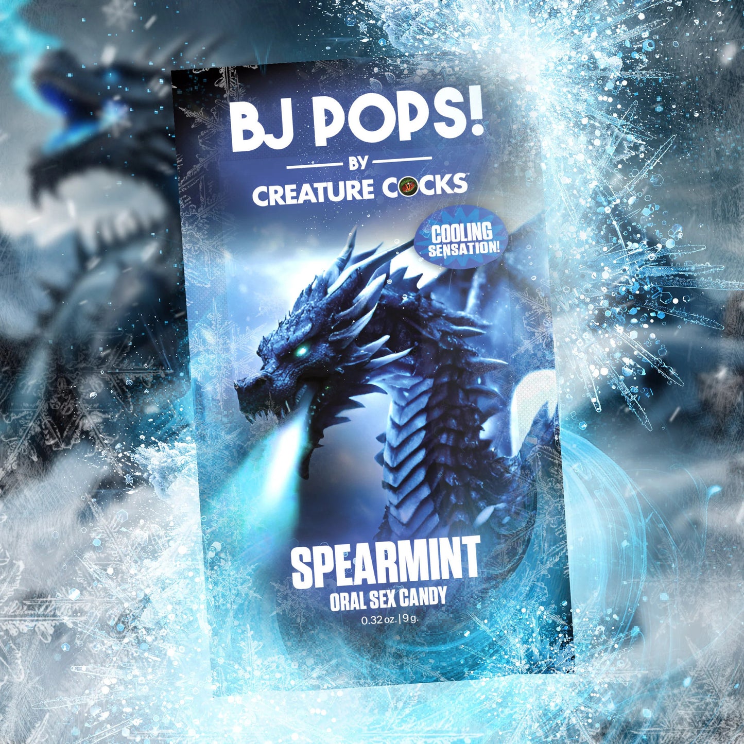 Creature Cock - BJ Pops! Cooling Oral Sex Candy - Spearmint