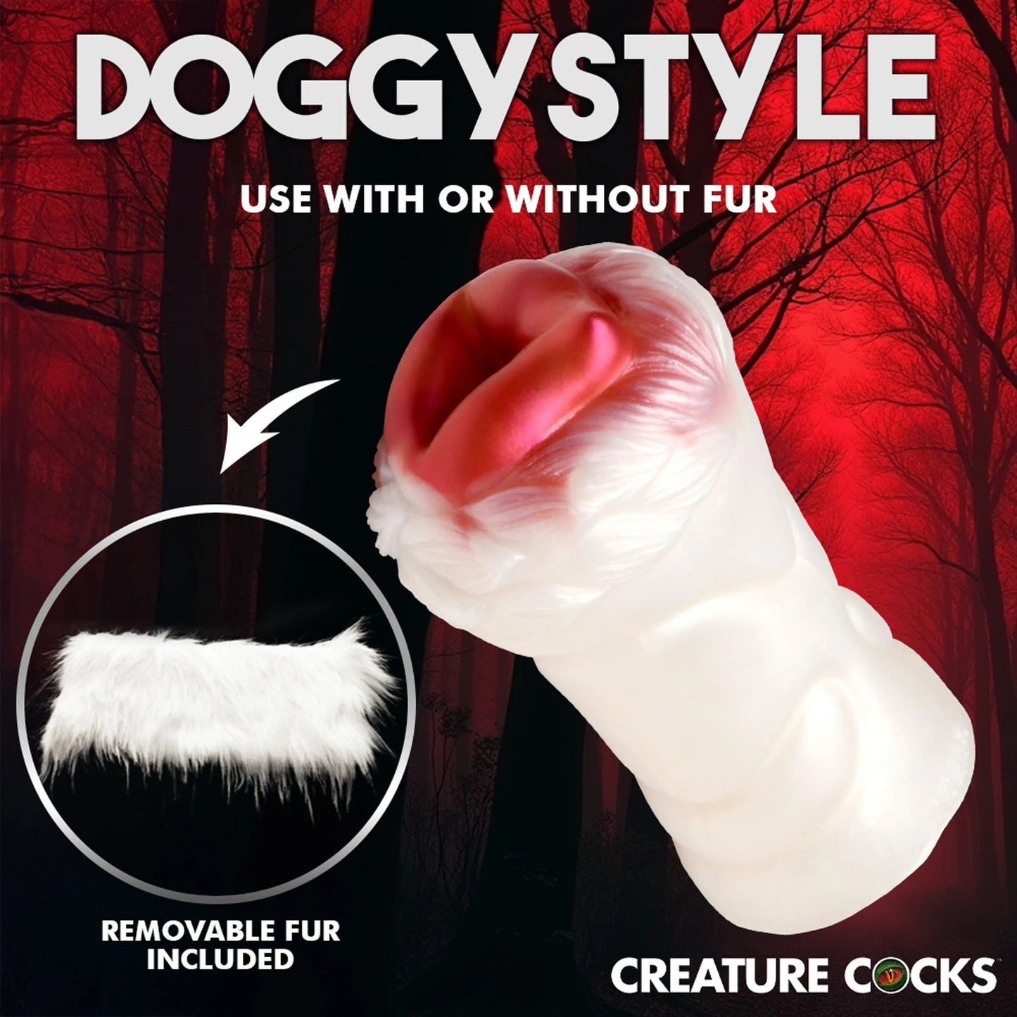 Creature Cock - Snow She-Wolf Stroker