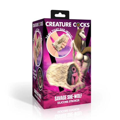 Creature Cock - Savage She-Wolf Stroker