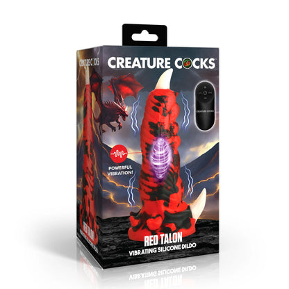 Creature Cock - Red Talon Vibrating Dildo