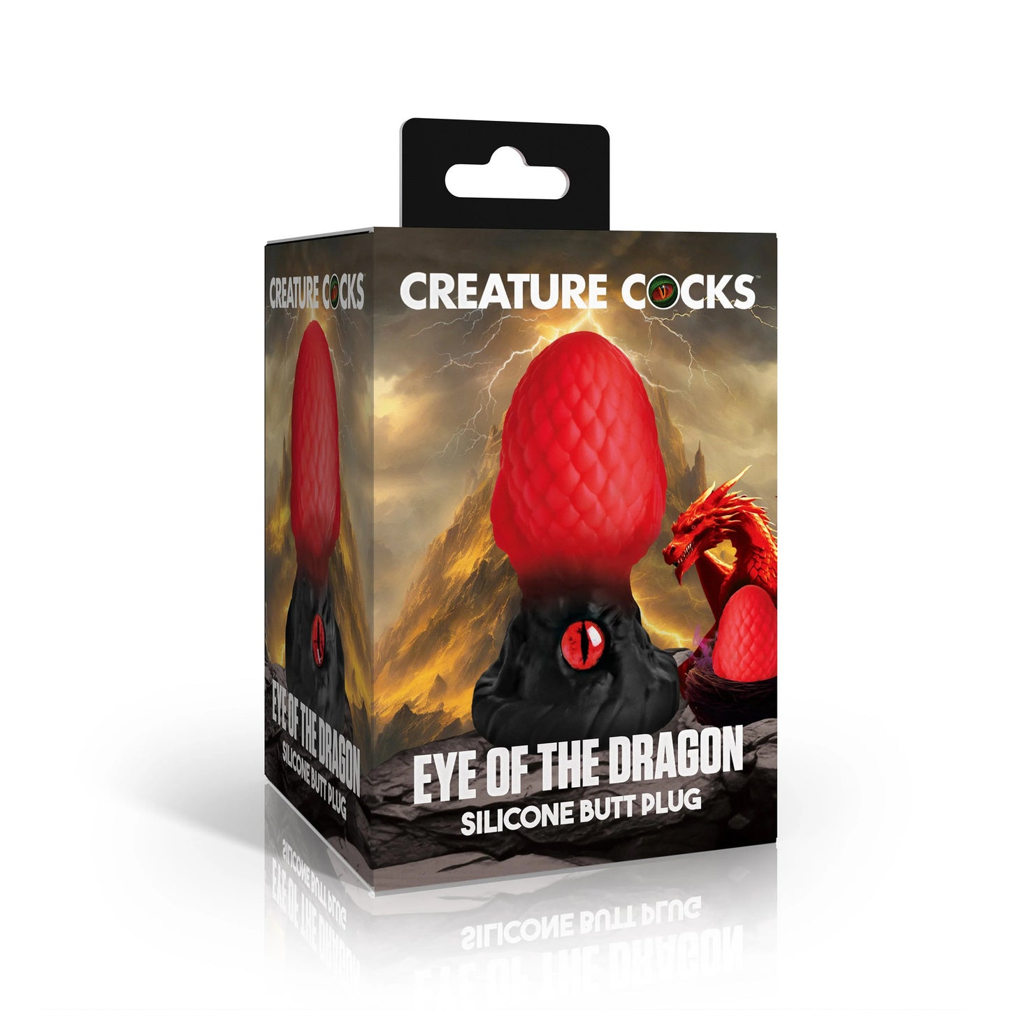 Creature Cock - Eye Of The Dragon Butt Plug - Rouge