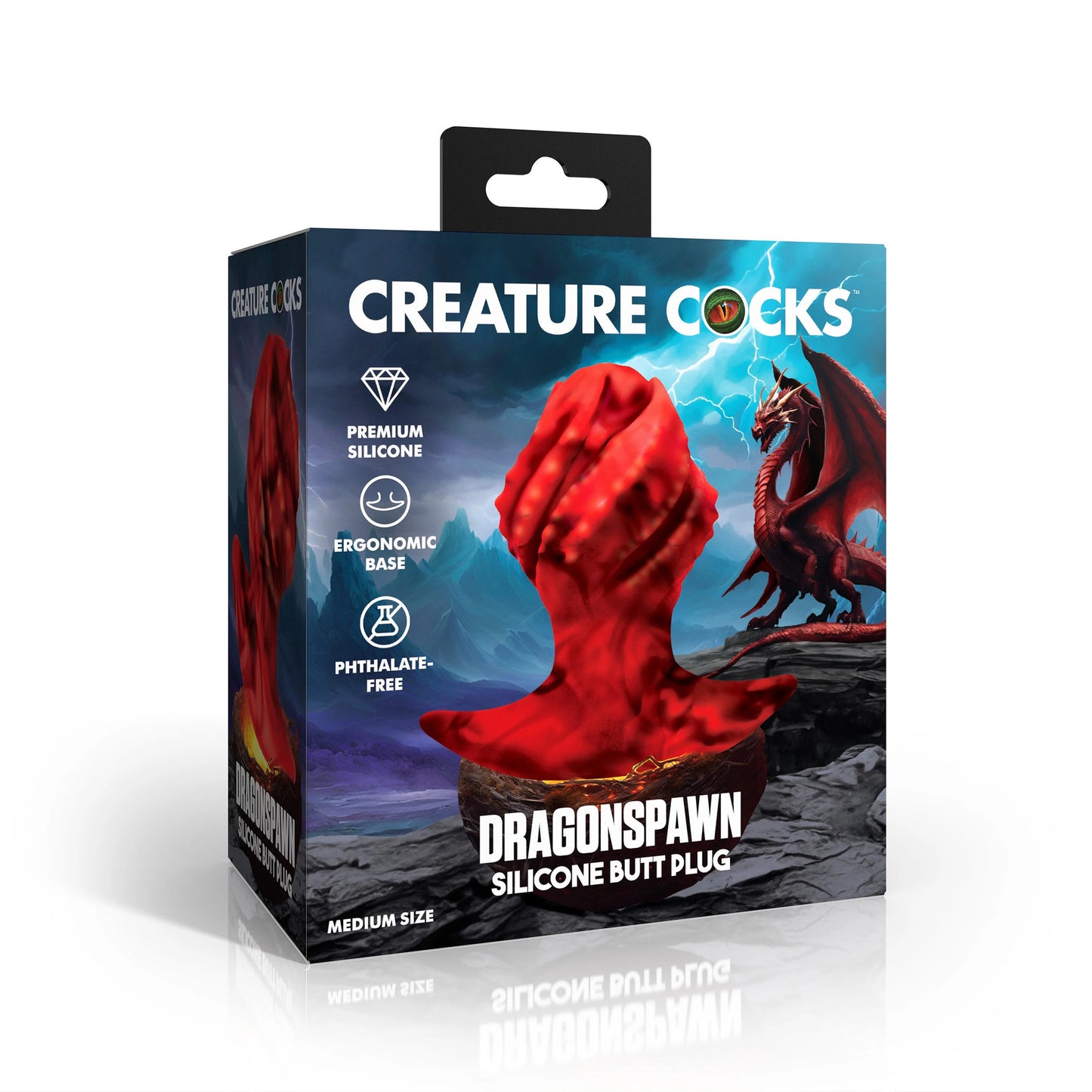 Creature Cock - Dragonspawn Butt Plug - Medium