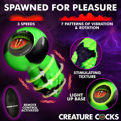 Creature Cock - Eye Of The Spawn Butt Plug Vib./Squirming