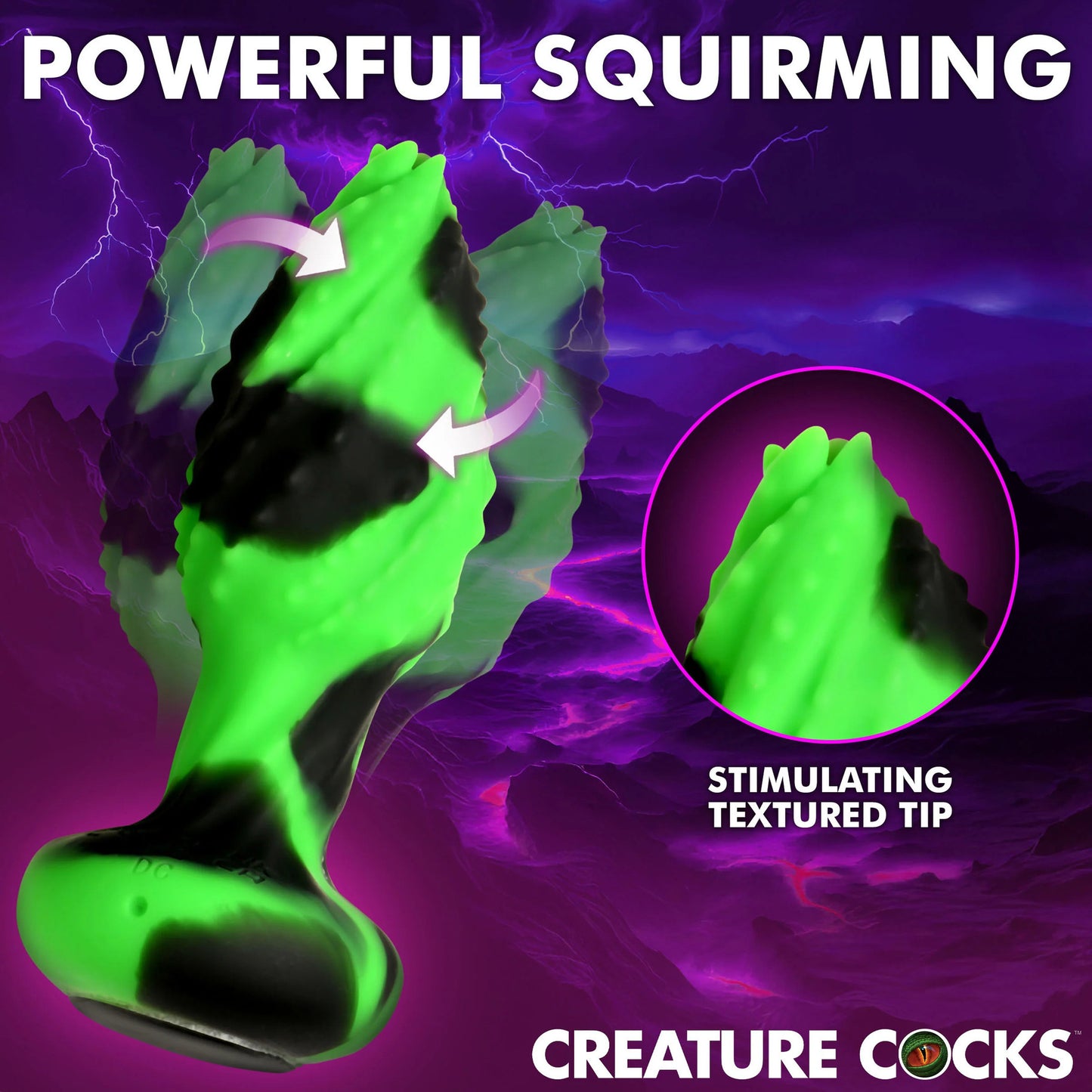 Creature Cock - Eye Of The Spawn Butt Plug Vib./Squirming