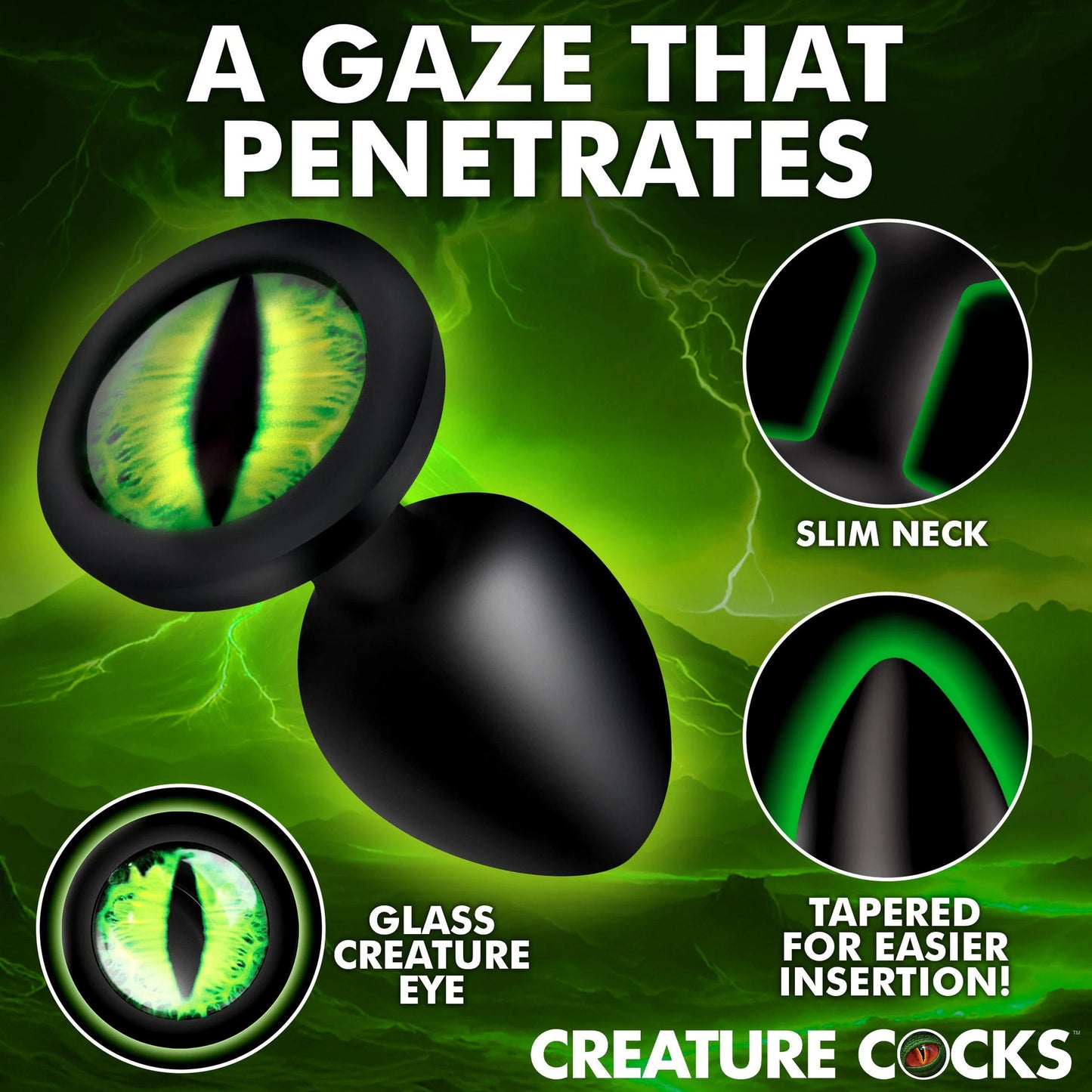 Creature Cock - Creature Eye Butt Plug - Small