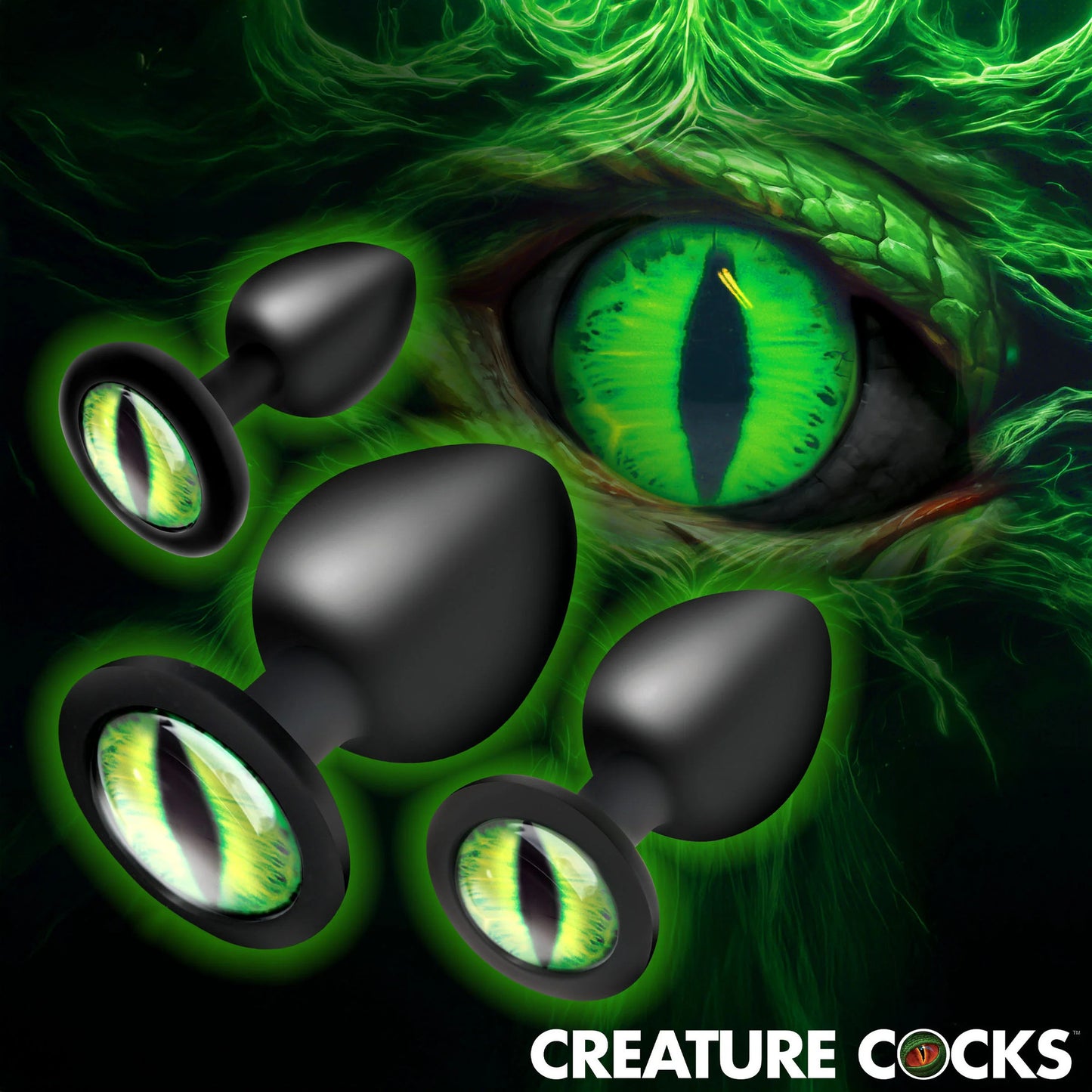 Creature Cock - Creature Eyes Butt Plug Set
