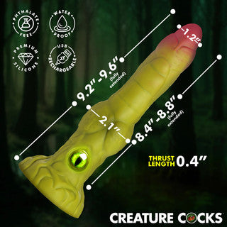Creature Cock - Eyegor Thrusting & Vibrating Dildo
