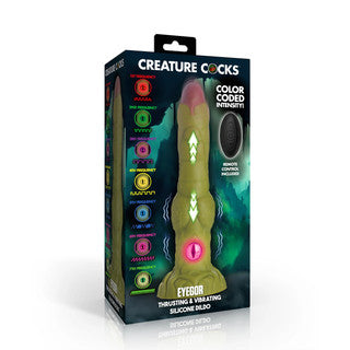 Creature Cock - Eyegor Thrusting & Vibrating Dildo