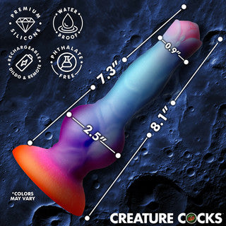 Creature Cock - Astro Cock Vibrating Glow Dildo