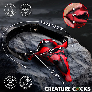 Creature Cock - Demon's Tongue Vibrating Oral Sex Enhancer