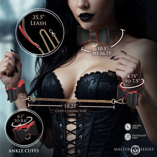 Master Series - Goth Bondage Set