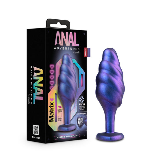 AAM - Bumped Bling Plug - Sapphire