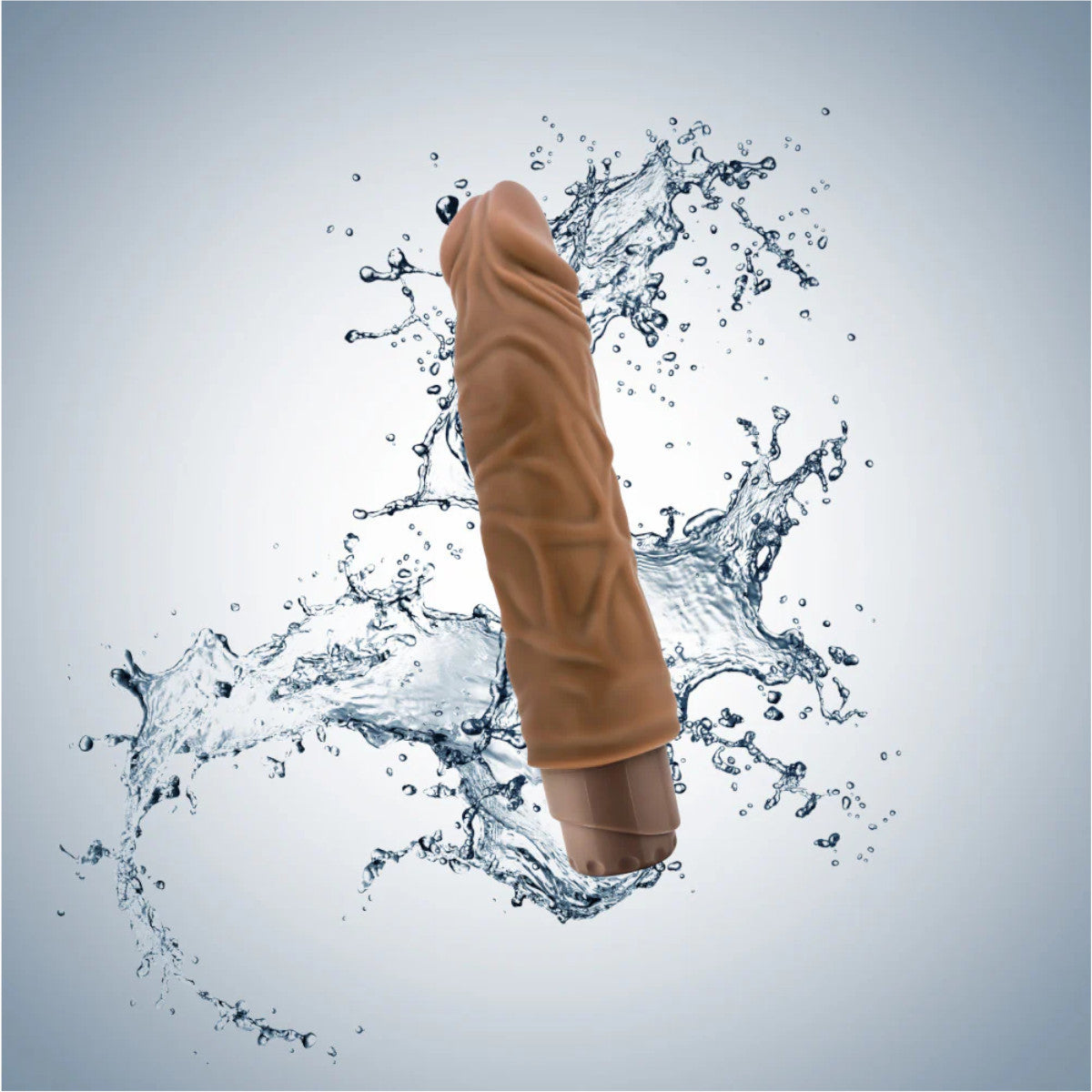 Dr. Skin - Vibe10 Vibrateur Réaliste 8.5po - Bronzé