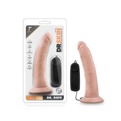 Dr. Skin - Dr. Dave Dildo Vibrant 7po - Beige