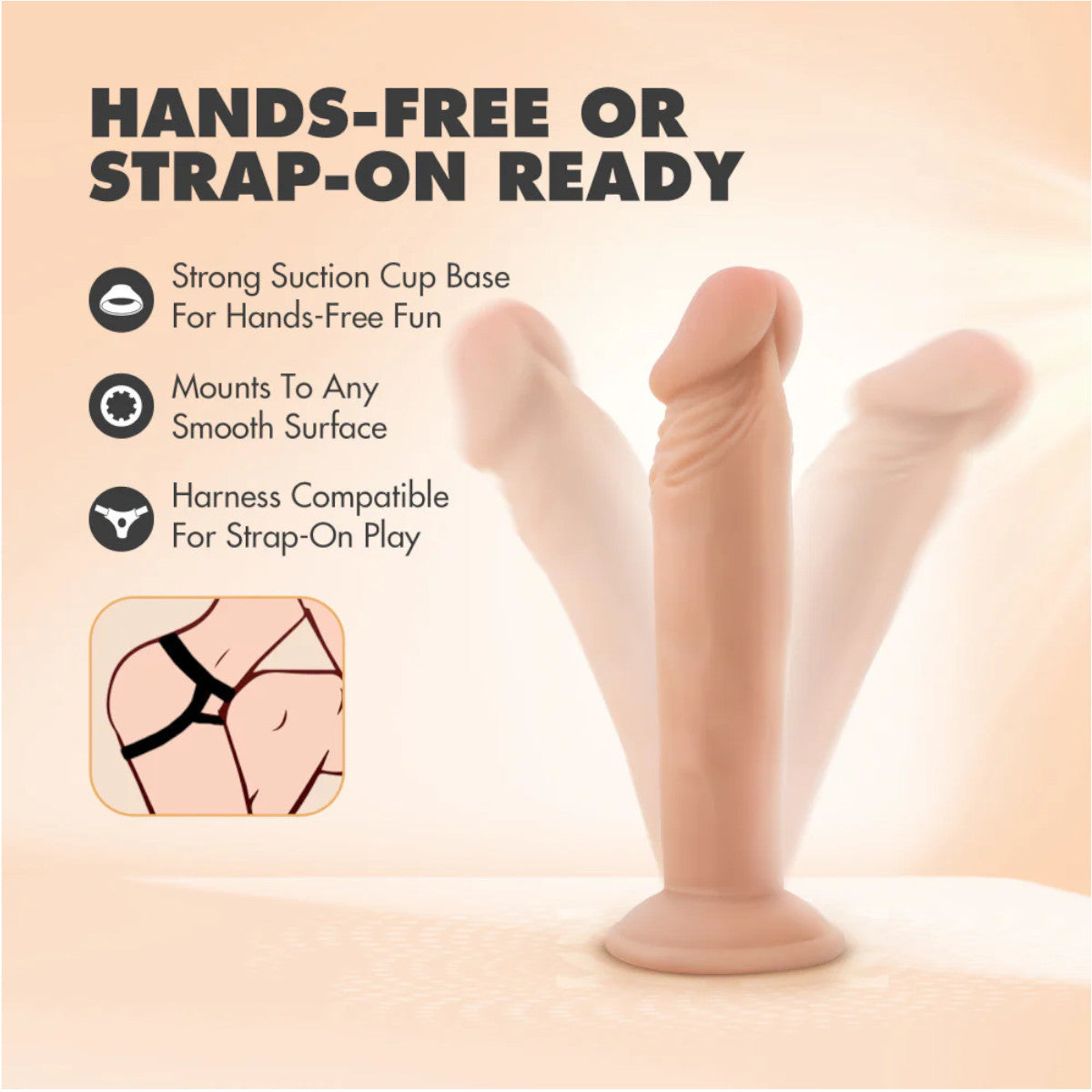 Dr. Skin - Dr. Small Dildo Réaliste 6.5po - Beige