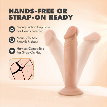 Dr. Skin - Dr. Small Dildo Réaliste 6.5po - Beige
