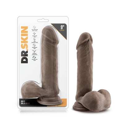 Dr. Skin - Mr. Magic Dildo Réaliste 9po - Brun
