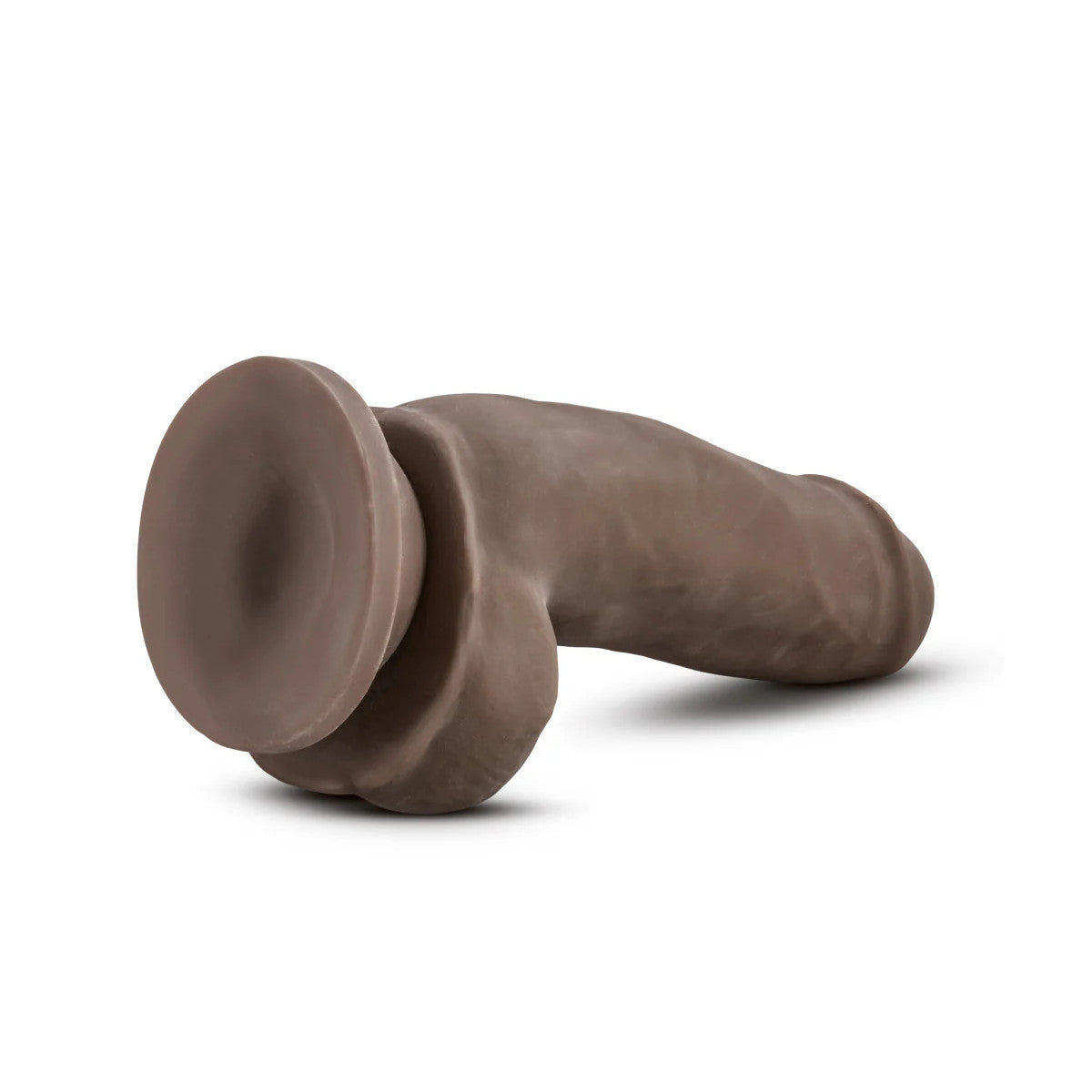 Dr. Skin - Dildo Réaliste 7po avec Tige - Brun