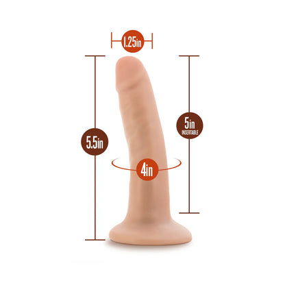 Dr. Skin - Dr. Lucas Dildo Réaliste 5.5po - Beige