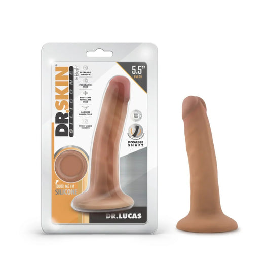Dr. Skin - Dr. Lucas Dildo Réaliste 5.5po - Bronzé