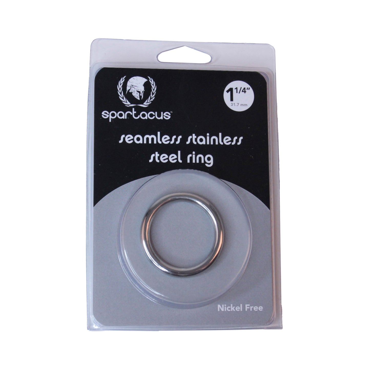 Spartacus - Seamless Stainless C-Ring 1.25'' - Argent