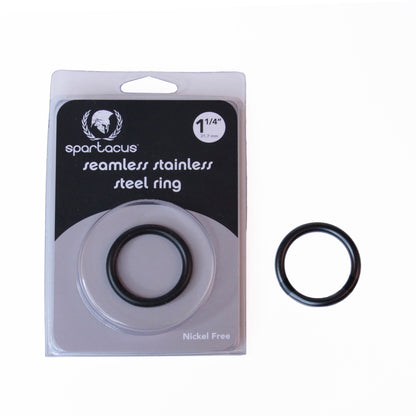 Spartacus - Seamless Stainless C-Ring- 1.25'' - Noir