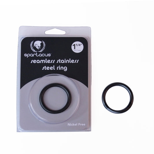 Spartacus - Seamless Stainless C-Ring- 1.25'' - Noir